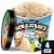 Ben & Jerry's Rosie's Batch Pumpkin & Mini Cookies Frozen Dog Treat Cup Perspective: front