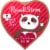 RUSSELL STOVER Valentine's Day Pals Heart Assorted Milk & Dark Chocolate Gift Box Perspective: front