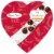 Russell Stover Chocolate Covered Nuts Heart Box Valentine Candy Perspective: front