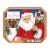 RUSSELL STOVER Christmas Assorted Milk & Dark Chocolate Santa Gift Tin Perspective: front