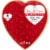 Valentine's Day Pecan Delights Milk Chocolate Heart Gift Box Perspective: front
