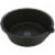 Custom Accessories 6 Qt Black Polyethylene Oil Drain Pan 31118 Perspective: front