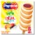 Popsicle Fruit Twister Peach Raspberry Vanilla Swirl Fruit & Milk Ice Pops Perspective: front
