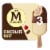 Magnum Duet Chocolate with Raspberry Swirl Dipped in White & Milk Chocolate Ice Cream Bars Perspective: front