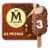 Magnum Almond Ice Cream Bars Perspective: front