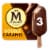 Magnum Double Caramel Ice Cream Bars Perspective: front