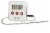 Taylor® Digital Wired Probe Timer Thermometer - White Perspective: front