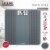 Taylor® Herringbone Print Bathroom Digital Scale - Grey Perspective: front