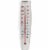 Taylor 3-1/4 W x 14-1/2 H Rustproof Tube Indoor & Outdoor Thermometer 5109 Perspective: front