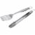 Weber Soft Rubber Grip Stainless Steel 2-Piece Barbeque Tool Set 6707 Perspective: front