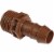 Rain Bird 1/2 In. Male Pipe Thread x 1/2 In. Barb Sprinkler-To-Drip-Adapter Perspective: front