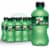 7UP Zero Sugar Lemon Lime Caffeine-Free Soda Bottles Perspective: front