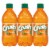 Crush Orange Soda Bottles Perspective: front