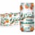 Crush® Caffeine Free Zero Sugar Diet Orange Soda Cans Perspective: front