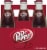 Dr Pepper Soda Bottles Perspective: front