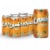 Crush Orange Caffeine Free Soda Cans Perspective: front
