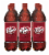 Dr Pepper Soda Bottles Perspective: front
