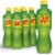 Sun Drop Soda Bottles Perspective: front