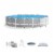 Intex 18ft x 48in Prism Round Frame Above Ground Swimming Pool Set with Pump Perspective: front