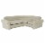 Intex Inflatable Corner Living Room Air Mattress Sectional Sofa Couch, Beige Perspective: front
