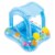 Intex My Baby Float Inflatable Swimming Pool Kiddie Tube Raft | 56581EP Perspective: front