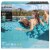 Intex 56841EP Giant Inflatable Floating Water Pool Lake Mat Platform Pad - Teal Perspective: front