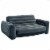 Intex Queen Size Inflatable Pull-Out Sofa Bed Sleep Away Futon Couch, Dark Gray Perspective: front