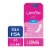 Carefree Panty Liners Long Super Absorbency Unwrapped Unscented Perspective: front
