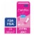Carefree Panty Liners Extra Long Extra Heavy Super Absorbency Wrapped Unscented Perspective: front