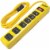 Yellow Jacket 6-Outlet Yellow Metal Power Strip with 6 Ft. Cord 5139N Perspective: front