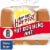 Nature's Harvest White Hot Dog Buns Perspective: front