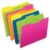 Pendaflex Glow Twisted 3-Tab File Folder Letter Size - Multicolor Perspective: front