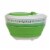 Progressive Collapsible Salad Spinner - Green/White Perspective: front