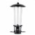 Perky-Pet Squirrel-Be-Gone Max Clear Plastic Bird Feeder with Flexports Perspective: front