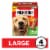 Milk-Bone Original Dog Biscuits, Large Crunchy Dog Treats Perspective: front