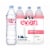Evian Natural Spring Water Bottles Perspective: front
