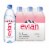 Evian Natural Spring Water Bottles Perspective: front