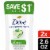 Dove Advanced Care Women's Antiperspirant Deodorant Stick Cool Essentials Twin Pack Perspective: front