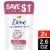 Dove Advanced Care Women's Antiperspirant Deodorant Stick Caring Coconut Twin Pack Perspective: front