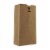 DURO BAG #8 Paper Grocery Bag 50lb Kraft Heavy-Duty 6 1/8 x 4 1/8 x 12 7/16 500 bags GH8500 Perspective: front