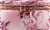 Sophia Joy Floral Double Zip Train Case Makeup Bag Perspective: front