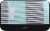 Sophia Joy Two Tone Stripe Weekender Makeup Bag Perspective: front