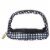 Scunci Gingham Cosmetic Clutch - Clear Perspective: front