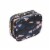 Scunci Camo Cosmetic Bag - Blue Perspective: front