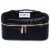 Scunci® Quilted Cosmetic Bag - Black Perspective: front