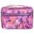 Scunci Floral Cosmetic Bag - Coral Perspective: front