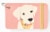 Carolina Pad Heads Up Butter Cup Dog Index Cards Perspective: front