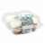 Franny's Gluten Free White Iced White Cupcakes Perspective: front