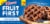 Wyman's® Fruit First Waffles Wild Blueberry Perspective: front