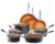Gotham Steel Pro Hard Anodized Cookware Set Perspective: front